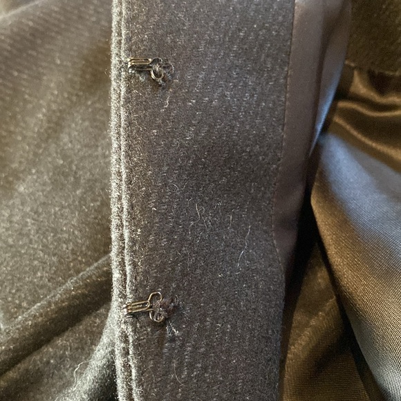 COS Dress Tweed Herringbone Wool Short Sleeve Wrap Dress Size 4 - Picture 13 of 13